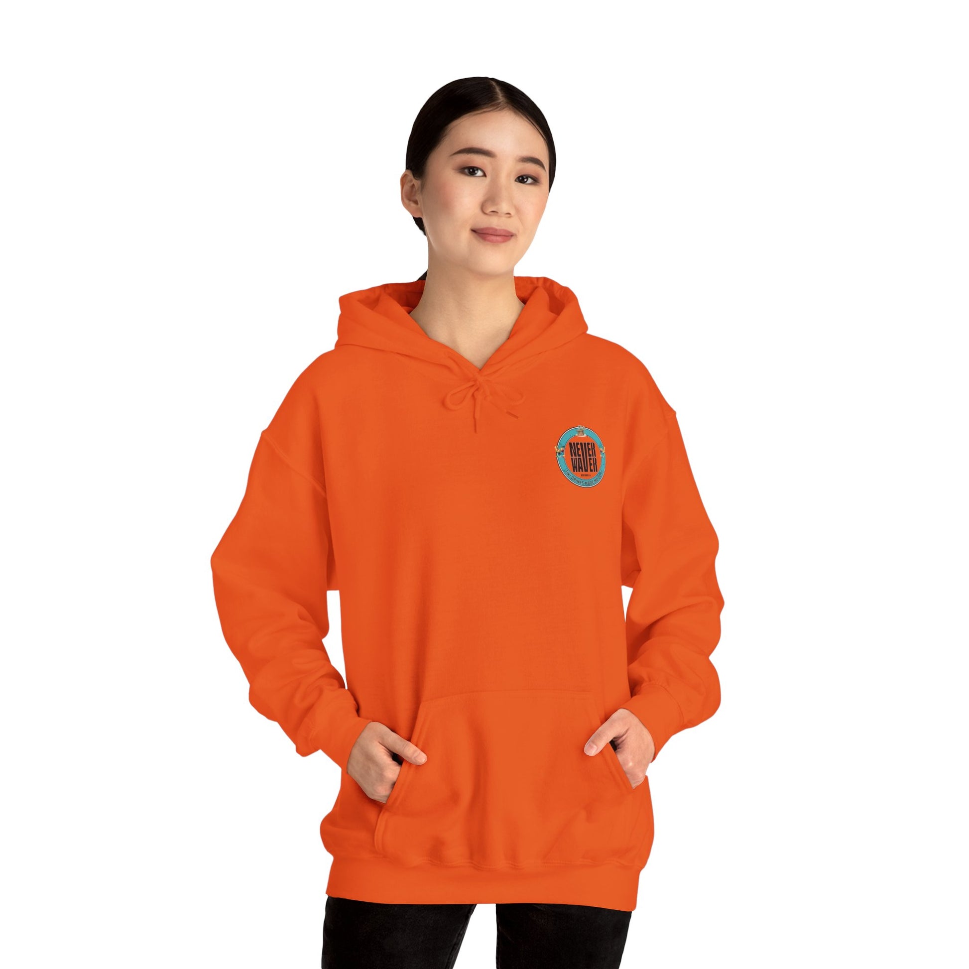 Eco-Friendly Unisex Hoodie: "Never Waver Tiki Drinks Made Me Do It? " - Never Waver