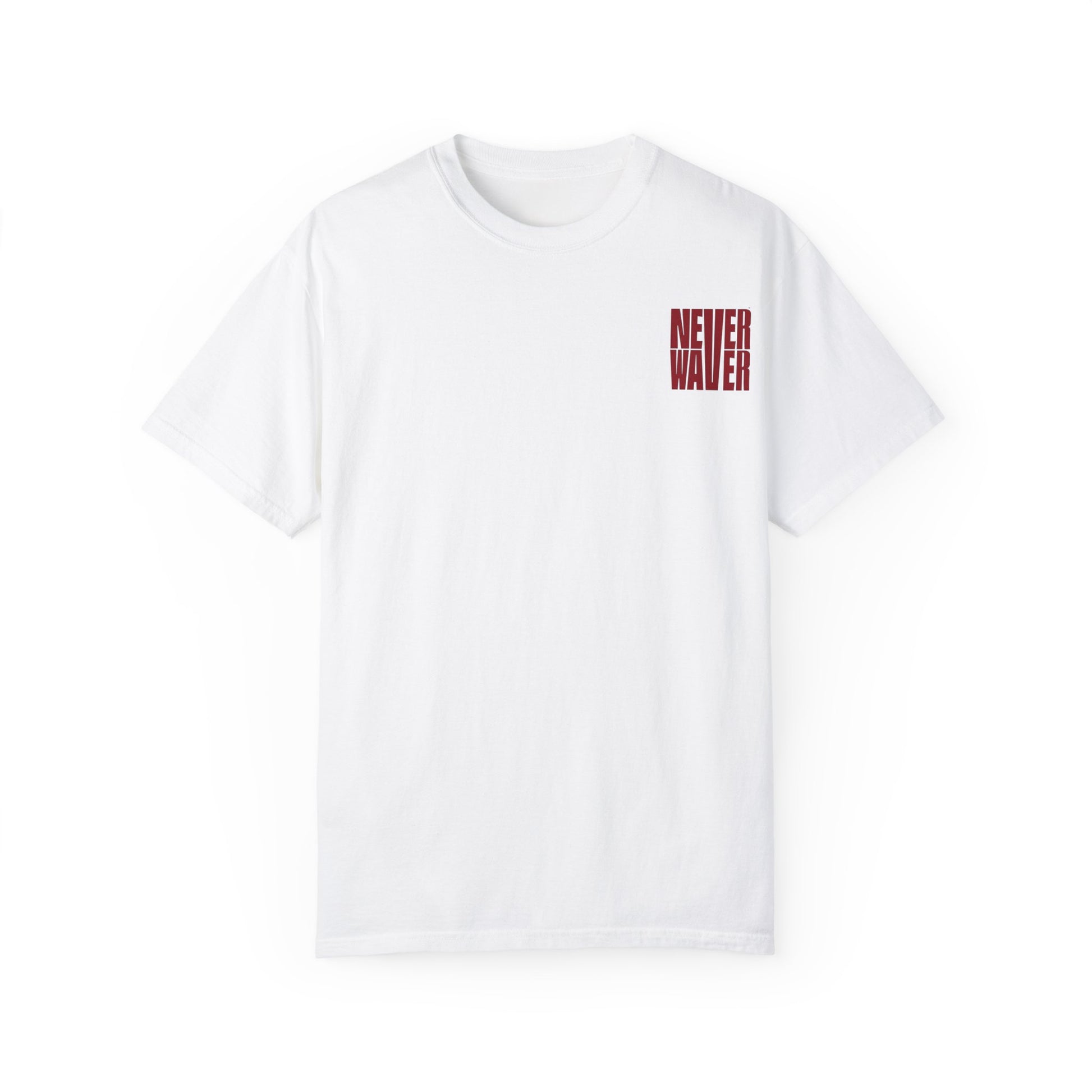 Unisex Garment-Dyed T-Shirt - 'Never Waver Just A Mom Trying Not to Raise A&&holes' Design - Never Waver