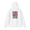 Unisex Heavy Blend™ Hooded Sweatshirt - Never Waver Crew with  American Flag Design - Never Waver