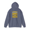 Los Angeles Fans Never Waver w Leopard Football Unisex Heavy Blend™ Hooded Sweatshirt - Cozy, Motivational Apparel for Everyday Wear