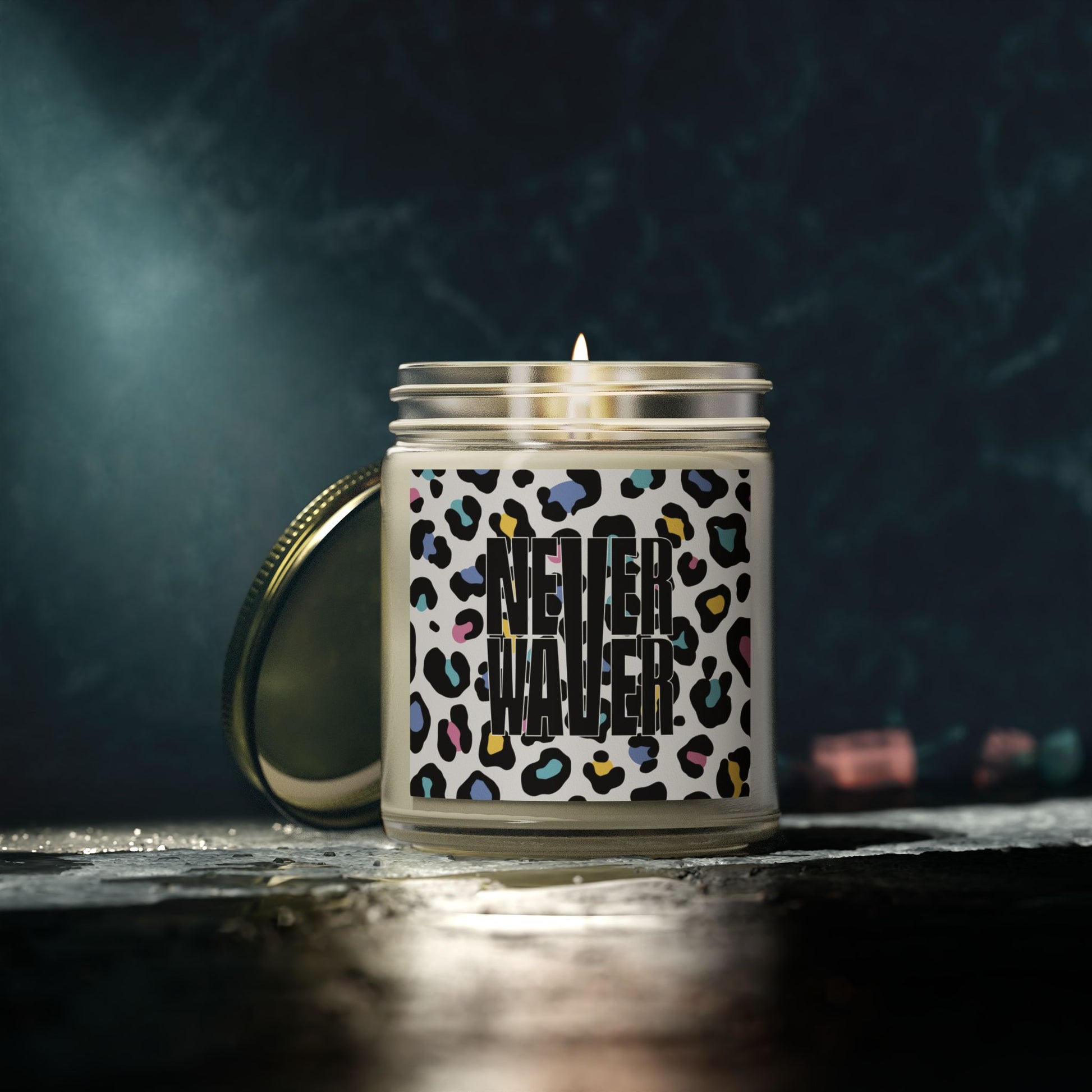 Never Waver Wild Vibes Scented Candles, Coconut Apricot Wax, Eco-Friendly Aromatherapy, Unique Home Decor, Gift for Her, Relaxation Gift - Never Waver
