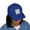 Never Water Structured Cap - Stylish Embroidered Baseball Hat