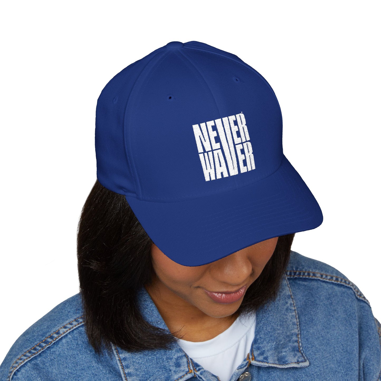 Never Water Structured Cap - Stylish Embroidered Baseball Hat