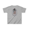 Patriotic Kids Heavy Cotton Tee - 'America Never Waver' USA Graphic Tee - Never Waver