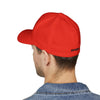 Never Waver Embroidered Cap - Structured White Baseball Hat for Motivation and Style
