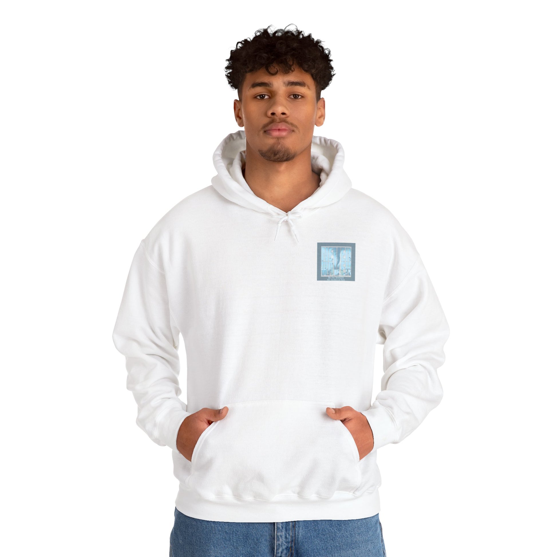 Cozy Unisex Hooded Sweatshirt - "Never Waver" Motivational Design - Never Waver