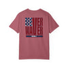 Patriotic Unisex Garment-Dyed T-Shirt - 'Never Waver' Design - Never Waver