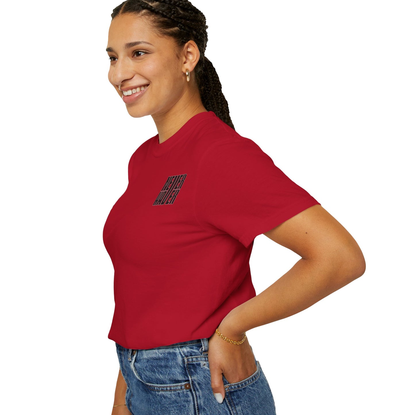 Unisex Garment-Dyed T-Shirt - 'Never Waver Mamacita Needs a Margarita' Design - Never Waver