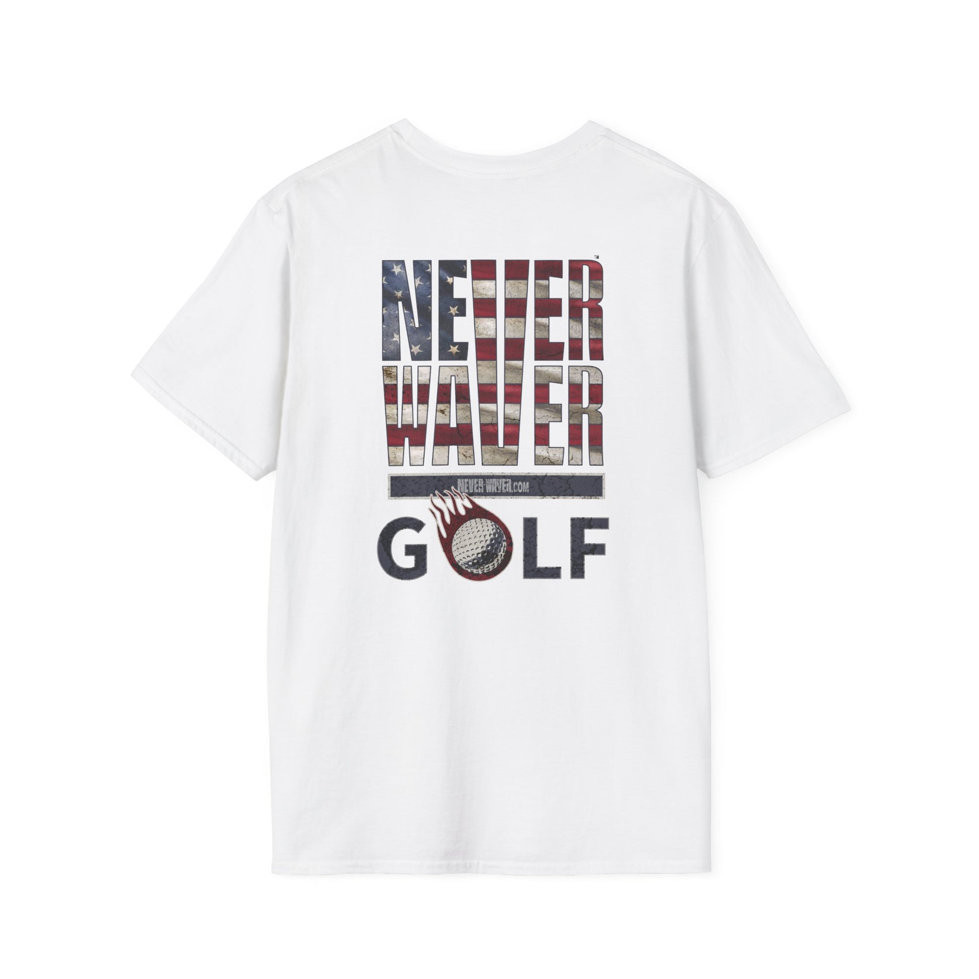 Never Waver Golf Unisex Soft style T-Shirt - Never Waver