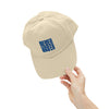 Unisex Distressed Cap - ‘NEVER WAVER’ Motivational Hat for Everyday Inspiration