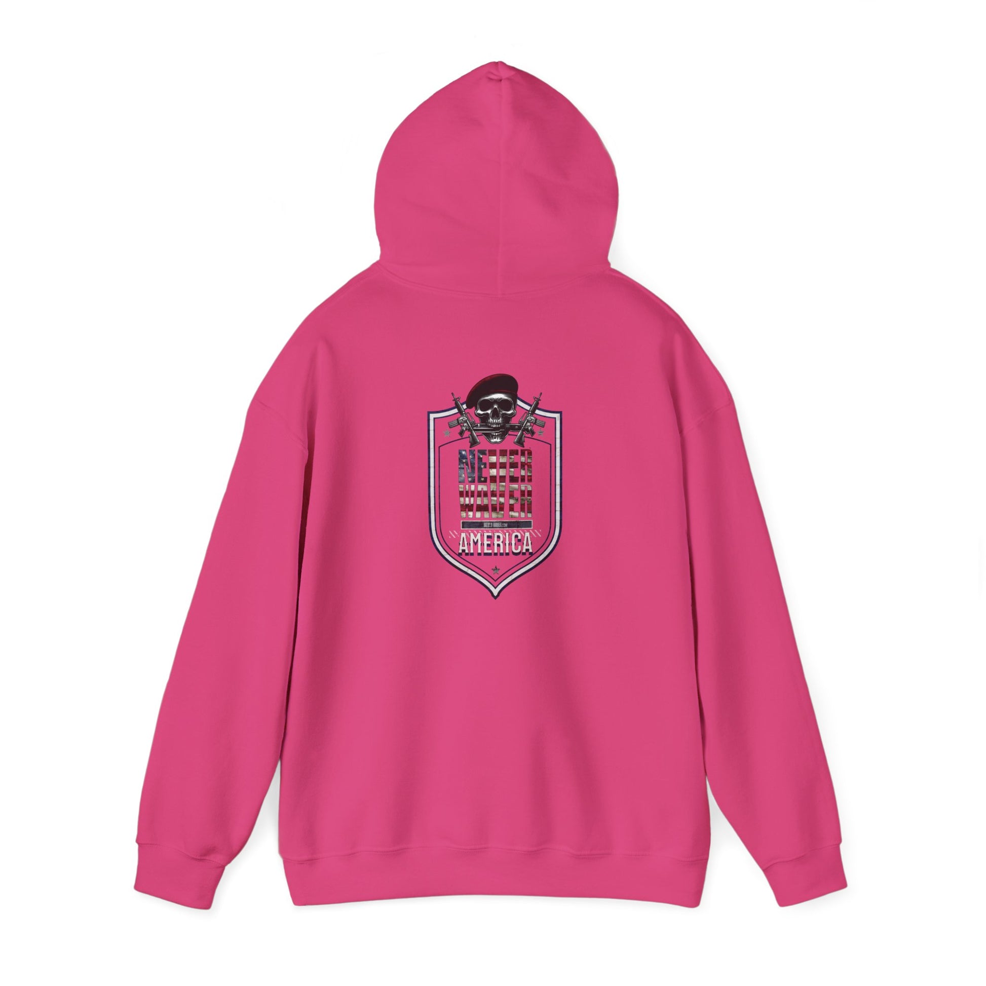 Never Waver Unisex Hooded Sweatshirt - Cozy Casual Wear for Everyday Comfort - Never Waver