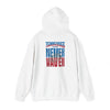 Unisex Heavy Blend™ Hooded Sweatshirt - 'Tennessee Fans Never Waver W Leopard Football' Casual Comfort for Team Fans - Never Waver