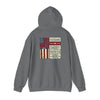 Never Waver Husband Daddy Protector Hero Unisex Heavy Blend™ Hooded Sweatshirt - Cozy, Motivational Apparel for Everyday Wear - Never Waver