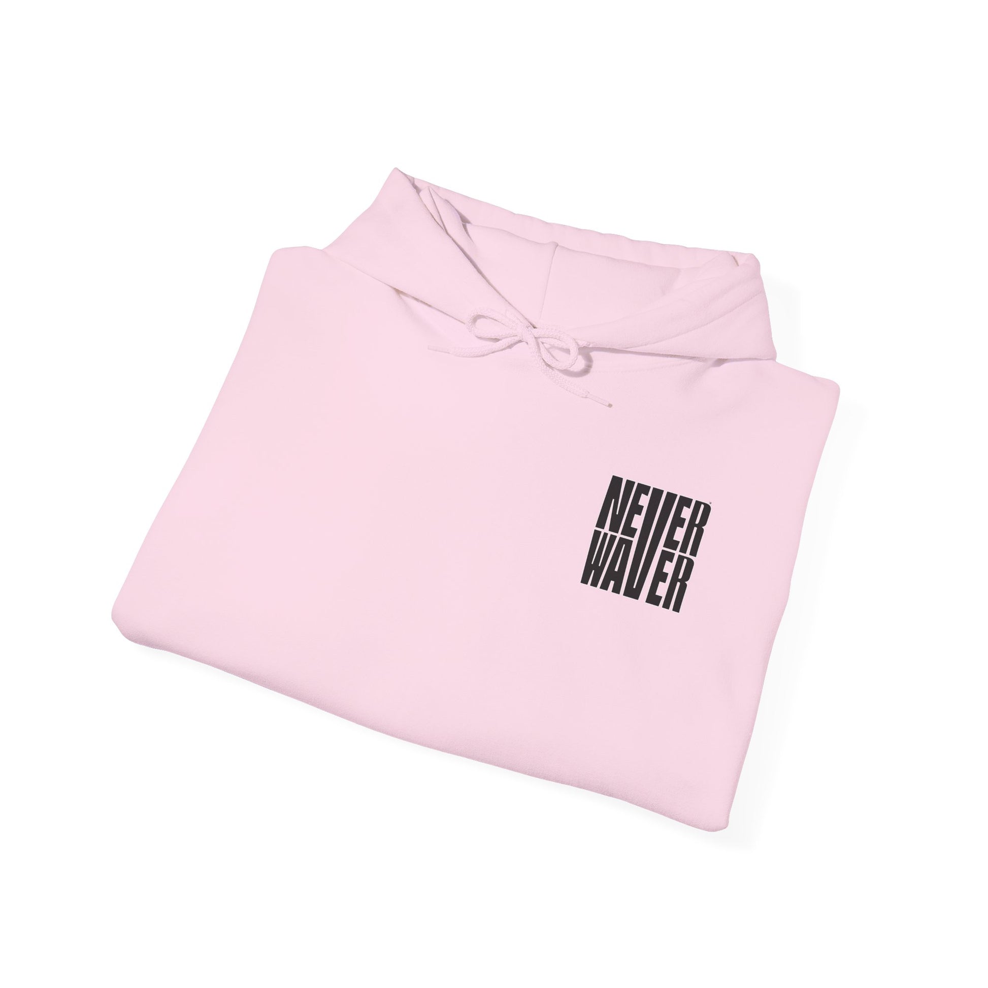 Never Waver” Jesus t-shirt might eye-catching design that reflects a steadfast faith and confidence in Christ.  Hoodie - Unisex Heavy Blend™ Sweatshirt - Never Waver