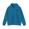 Unisex Heavy Blend™ Hooded Sweatshirt - New England Fans Never Waver w Leopard football - Never Waver