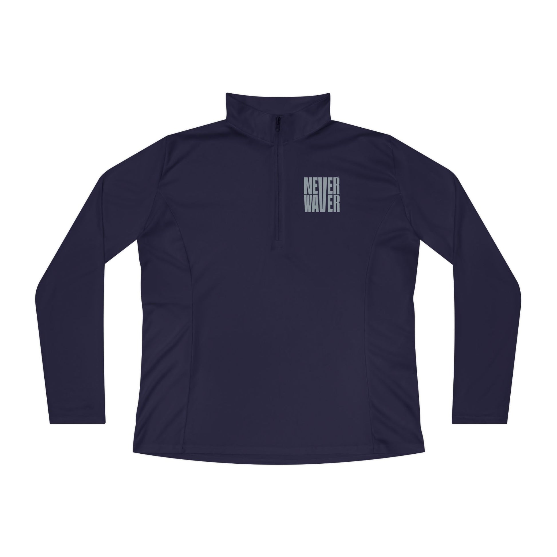 Ladies Quarter-Zip Pullover - Never Waver Activewear - Never Waver