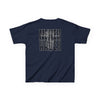 Kids Tee Never Waver” Jesus t-shirt might feature a bold, eye-catching design that reflects a steadfast faith and confidence in Christ.  - Never Waver