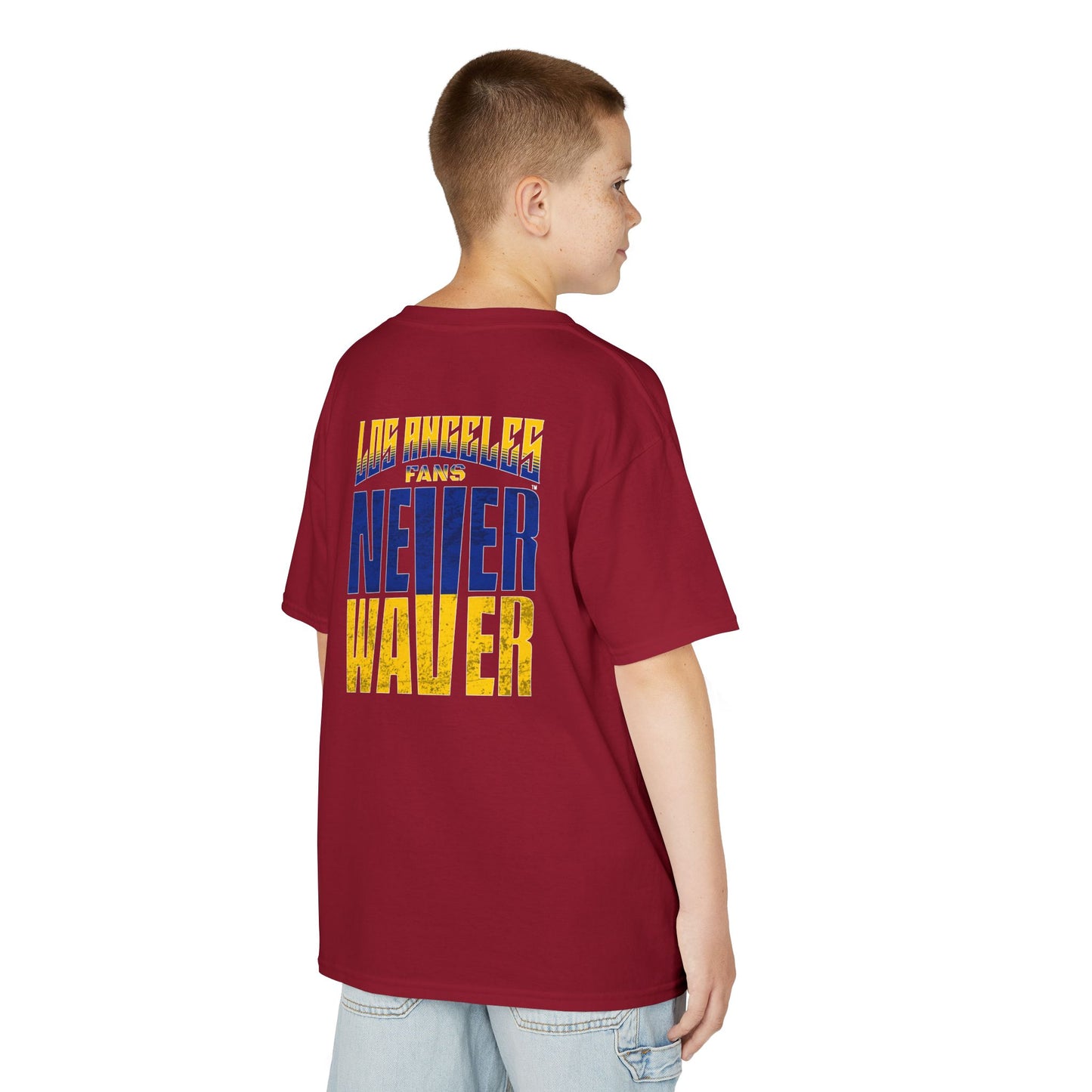 Los Angeles  Fans Never Waver Kids Heavy Cotton™ Tee - Never Waver