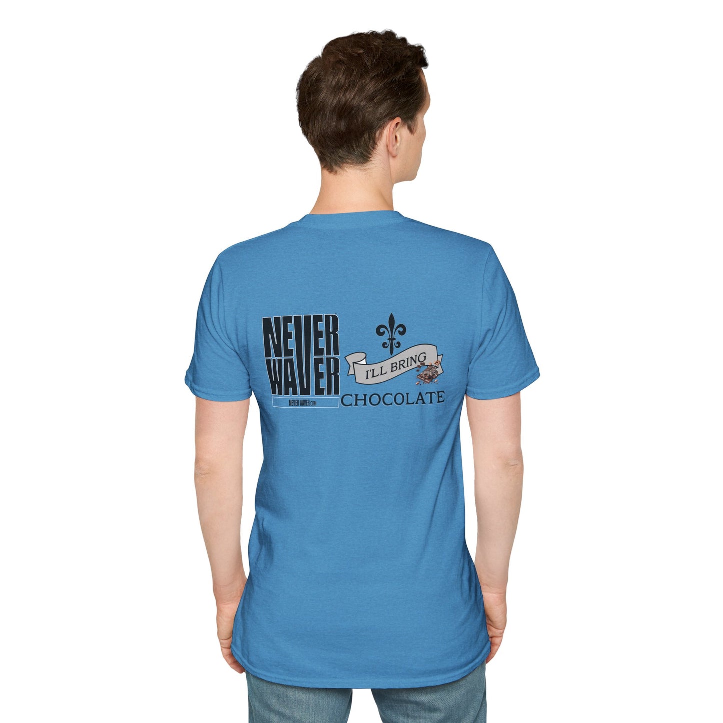 Never Waver I'll Bring The Chocolate Unisex Softstyle T-Shirt - Never Waver