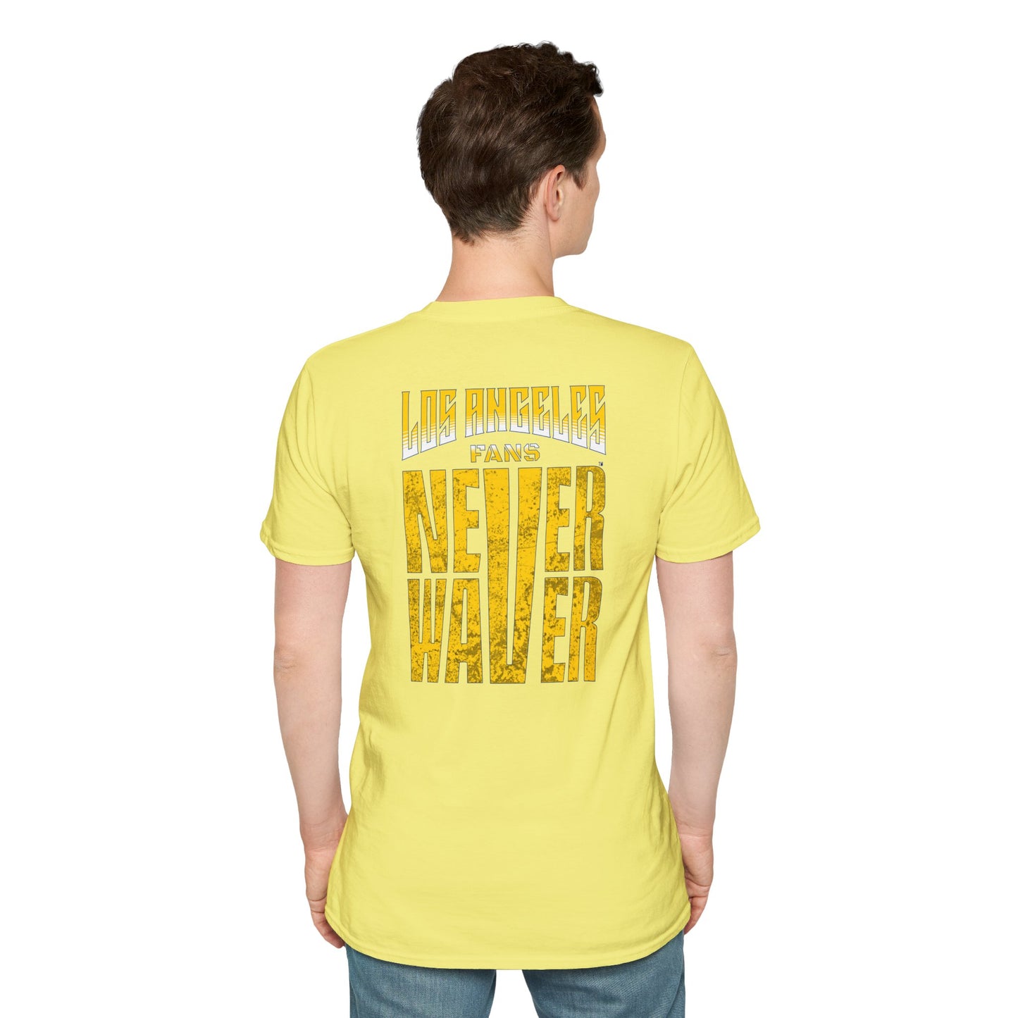 Los Angeles Fans Never Waver Unisex Softstyle T-Shirt - Never Waver