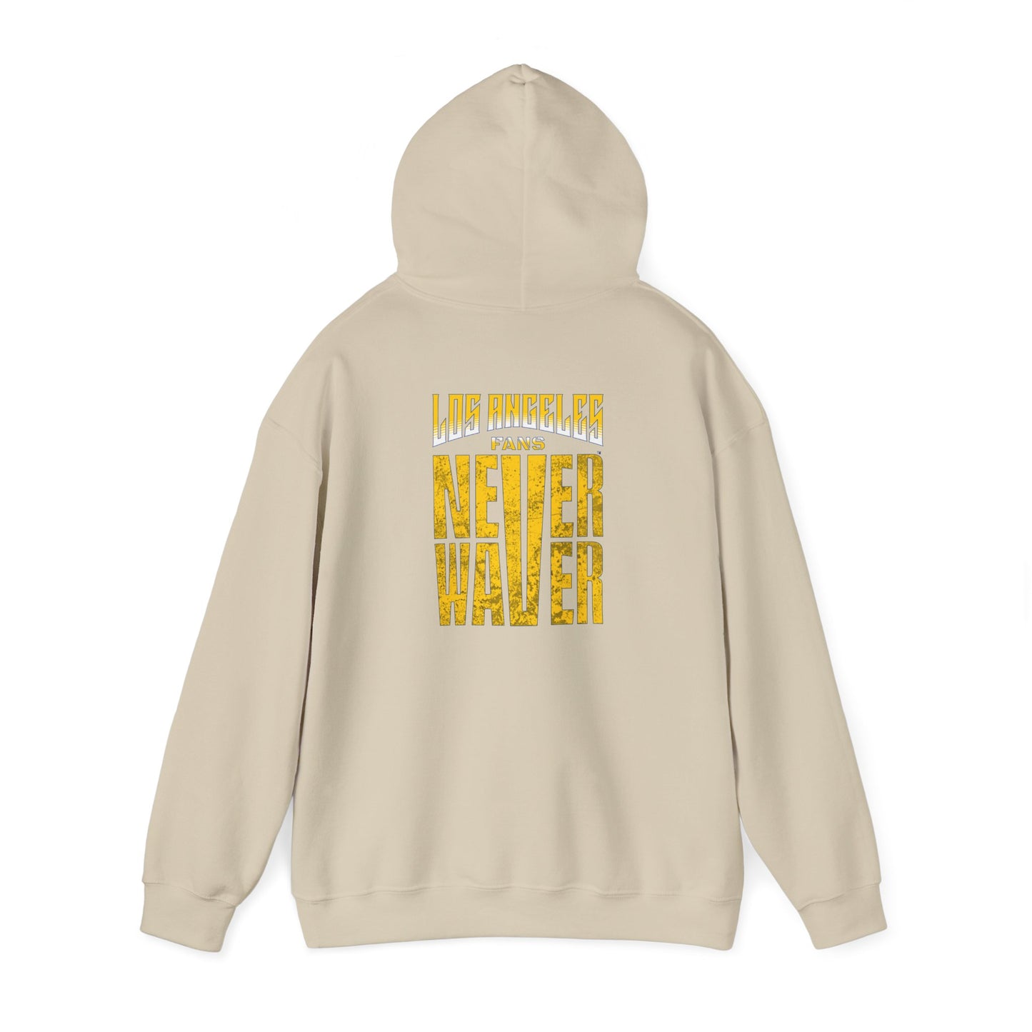 Unisex Heavy Blend™ Hooded Sweatshirt - "Los Angeles Fans Never Waver" Inspirational Hoodie - Never Waver