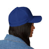 Never Waver Embroidered Cap - Structured White Baseball Hat for Motivation and Style