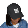 Never Water Structured Cap - Stylish Embroidered Baseball Hat