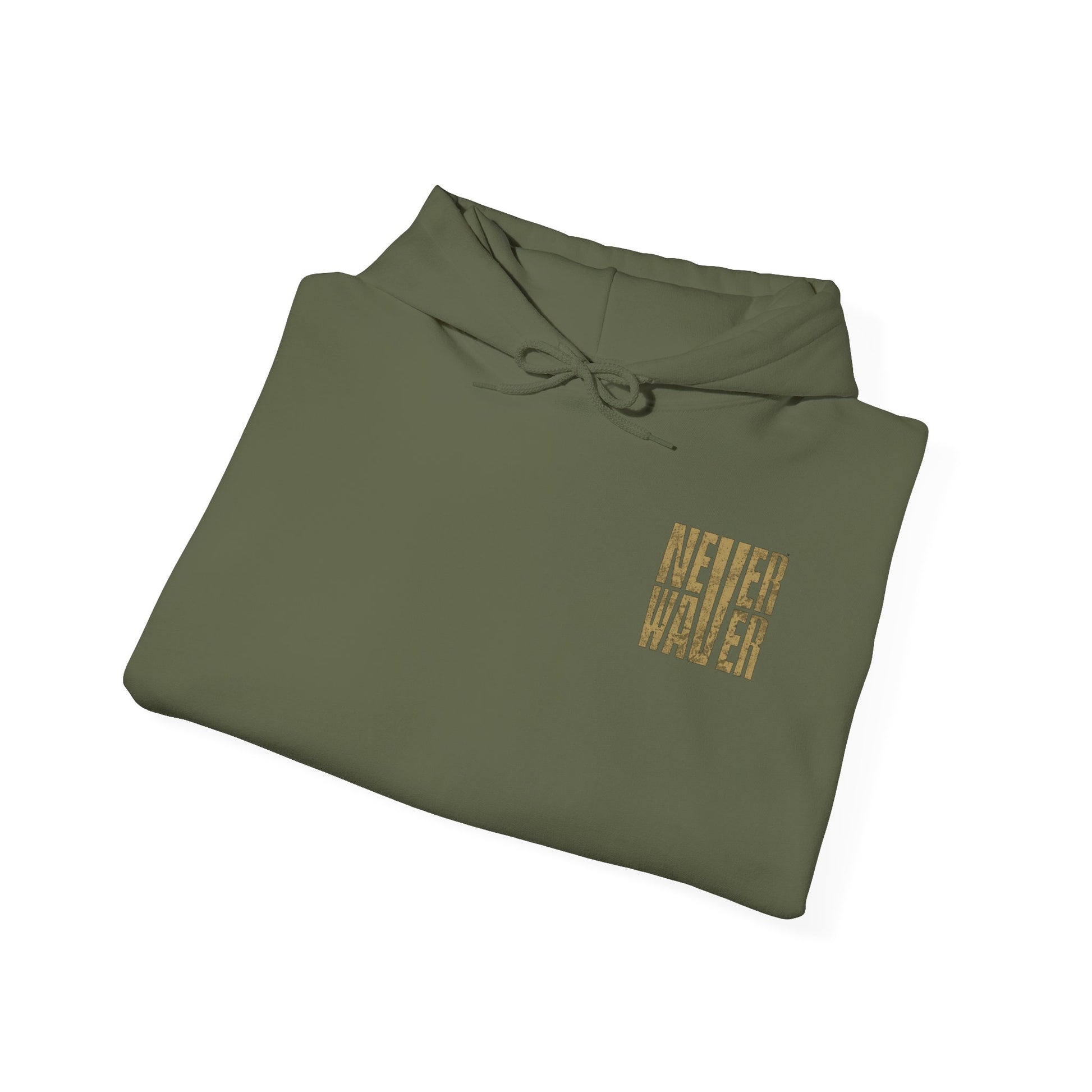 New Orleans Fans Never Waver Unisex Heavy Blend™ Hoodie - Motivational Sweatshirt for Fans - Never Waver