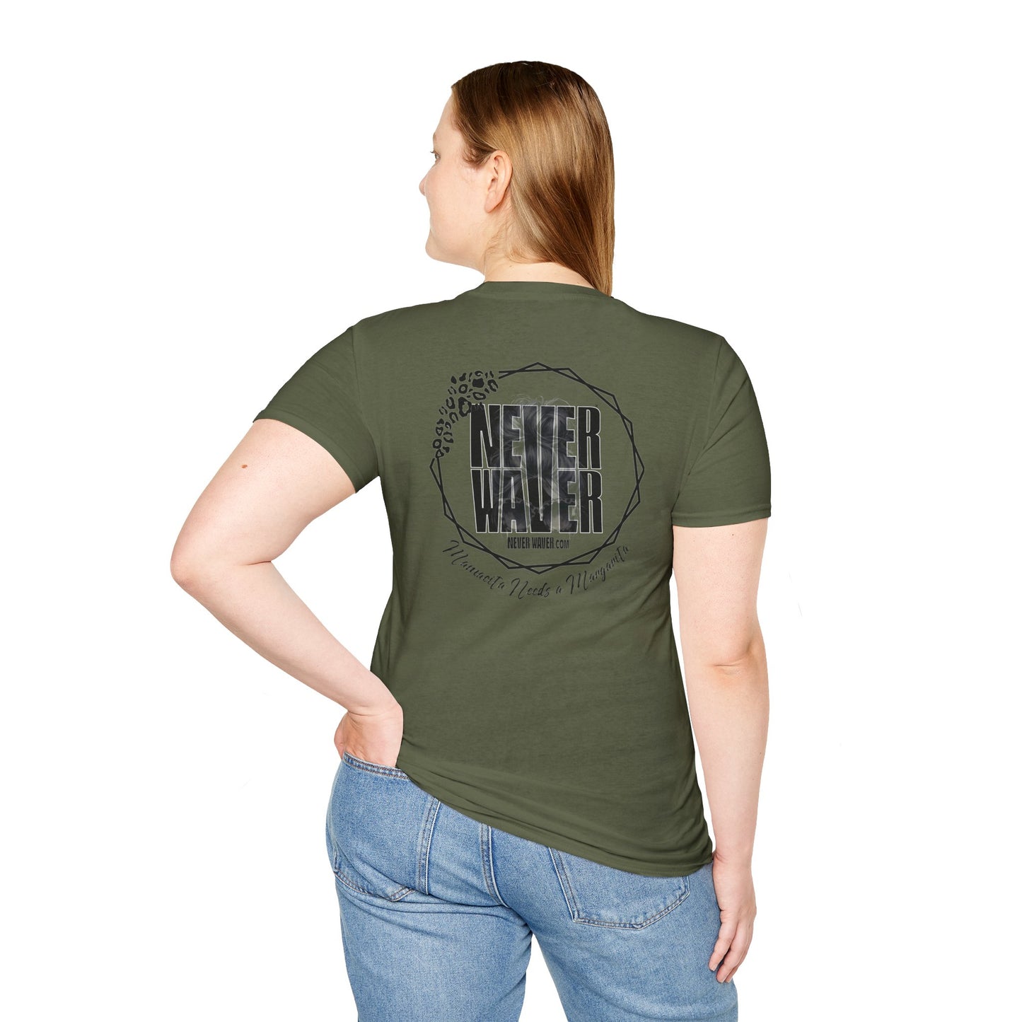 Never Waver Mamacita Needs a Margarita Unisex Softstyle T-Shirt - Never Waver