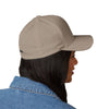 Never Waver Embroidered Cap - Structured White Baseball Hat for Motivation and Style