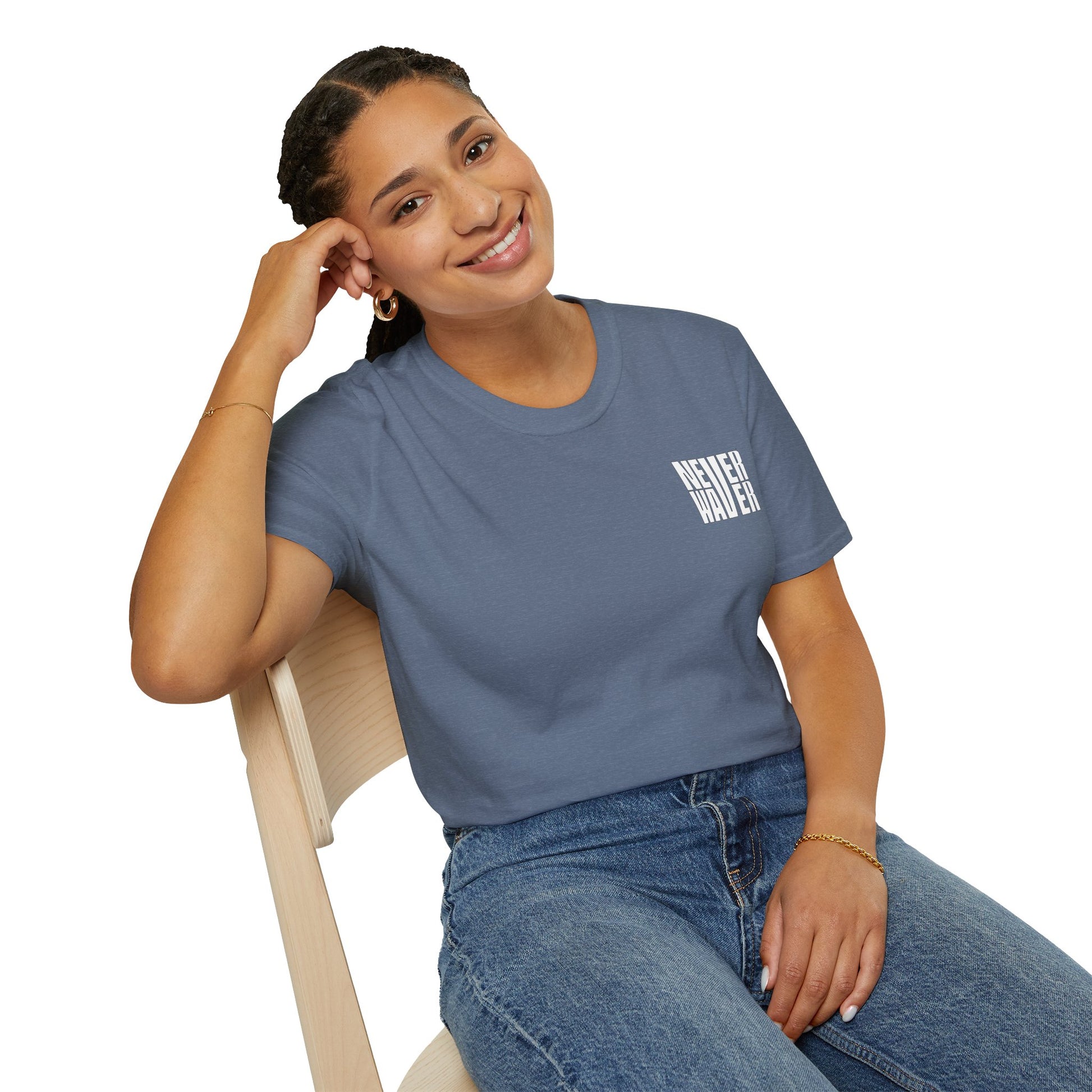 Never Waver Best mom Ever Unisex Softstyle T-Shirt - Never Waver