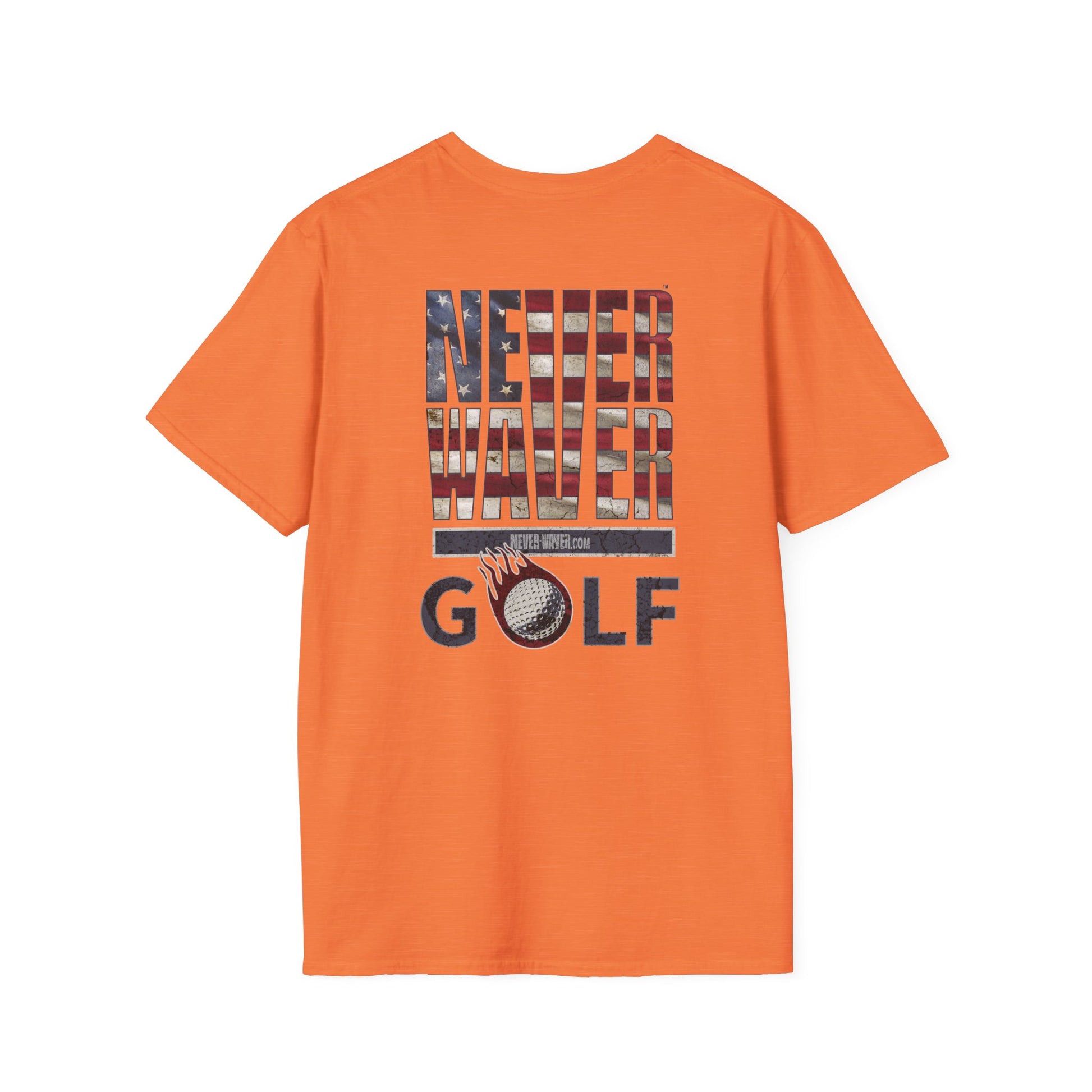 Never Waver Golf Unisex Soft style T-Shirt - Never Waver