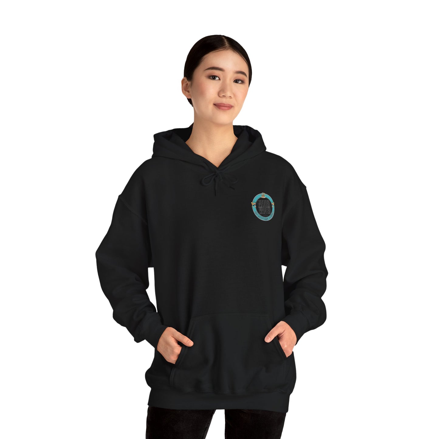 Eco-Friendly Unisex Hoodie: "Never Waver Save Water Drink Tiki Drinks" - Never Waver