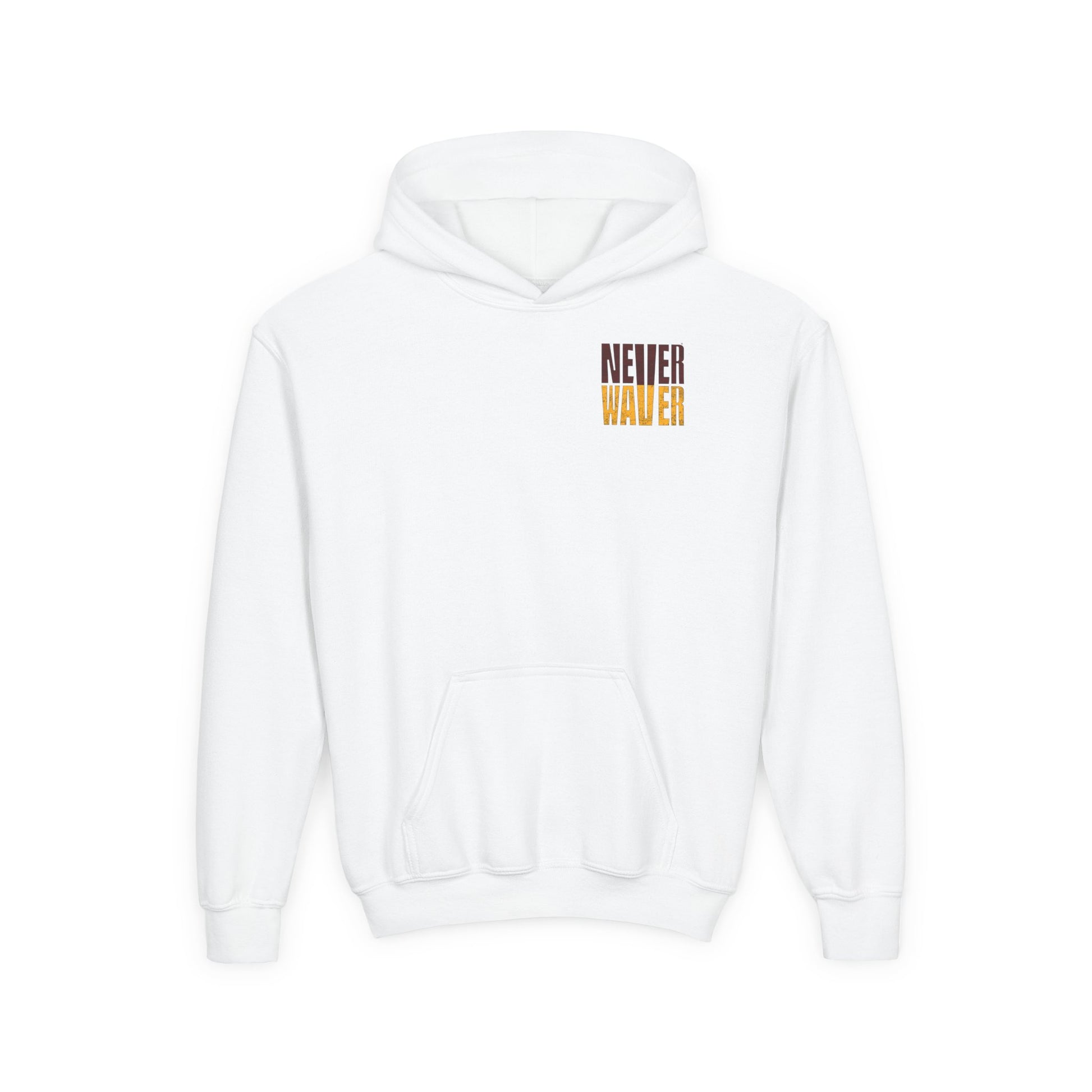 Washington Fans Never Waver Youth Heavy Blend Hooded Sweatshirt - Never Waver