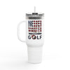 Insulated Travel Mug - "Never Waver Golf" - 40oz Sporty Drinkware - Never Waver