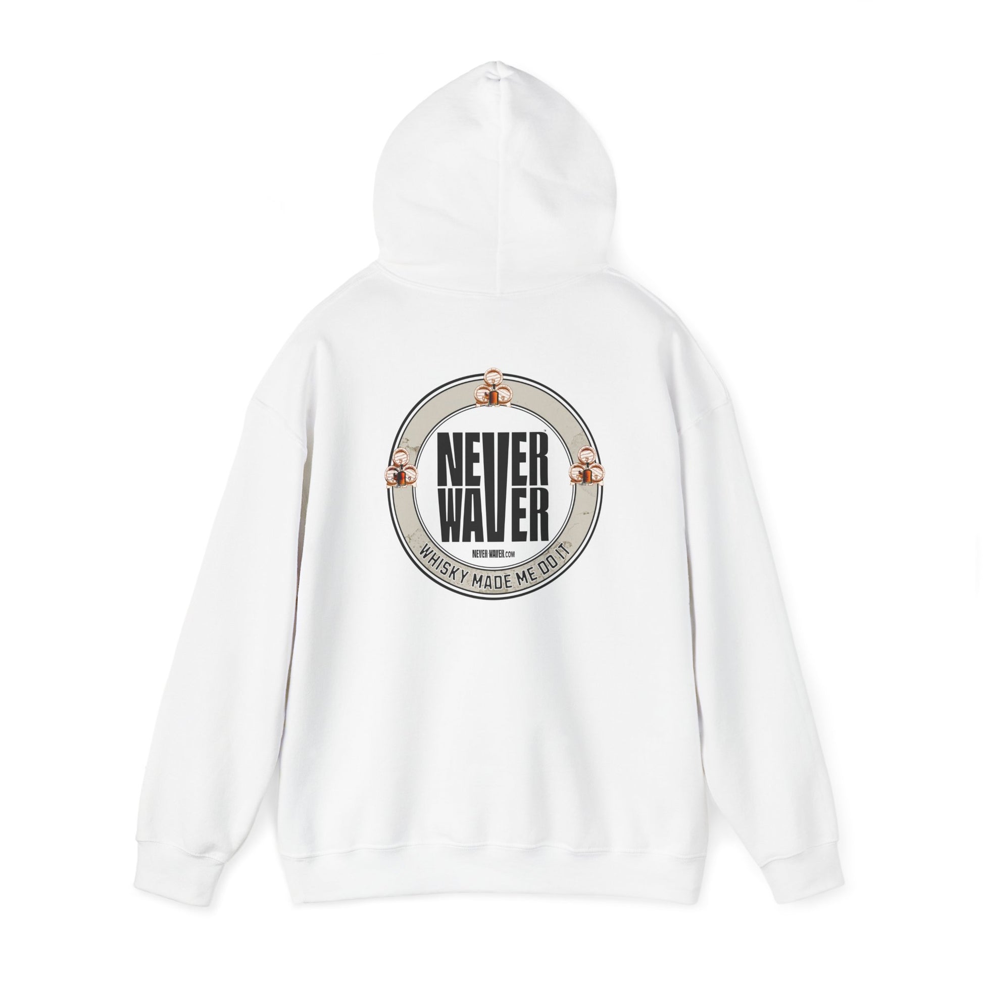 Eco-Friendly Unisex Hoodie: "Never Waver - Whiskey Made me do it?" - Never Waver
