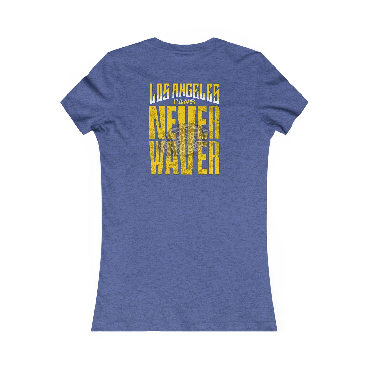 Los Angeles Fans Never Waver W-Leopard Football Women's Favorite Tee