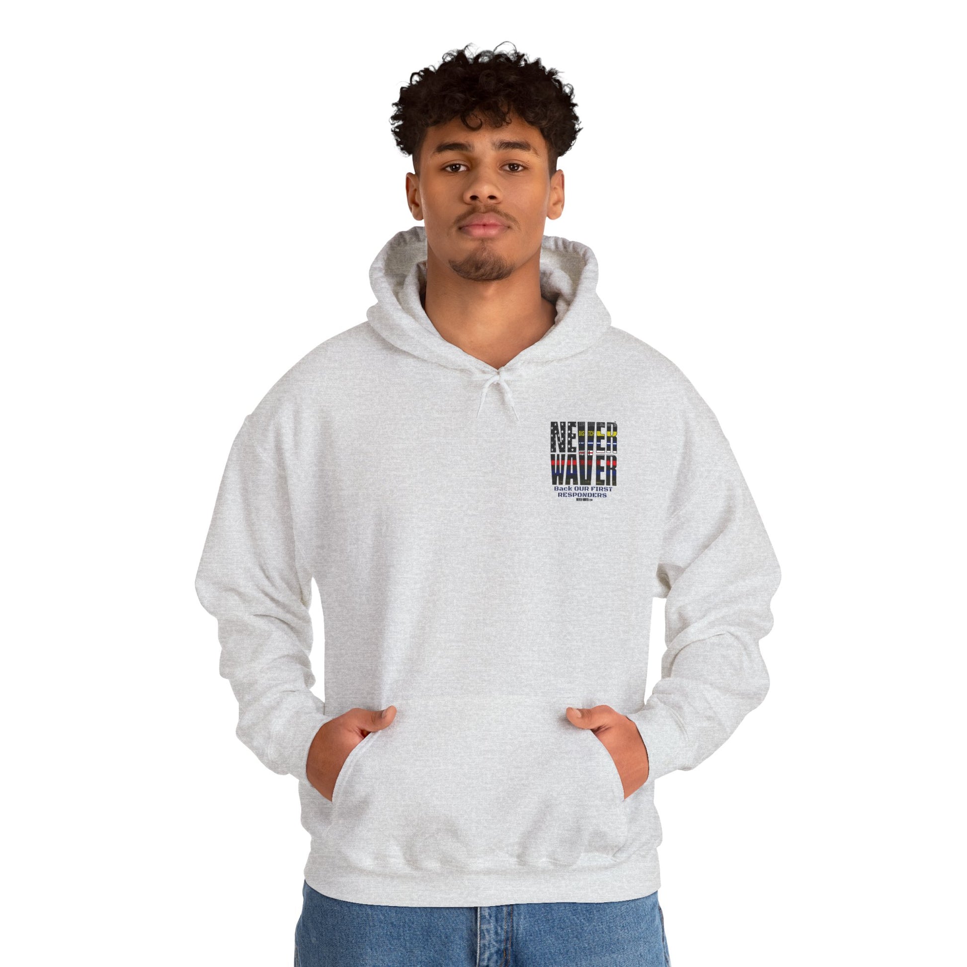 Never Waver Hooded Sweatshirt for First Responders - Never Waver