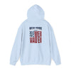 Unisex Heavy Blend™ Hoodie - 'New York Fans Never Waver' American Flag Design - Never Waver