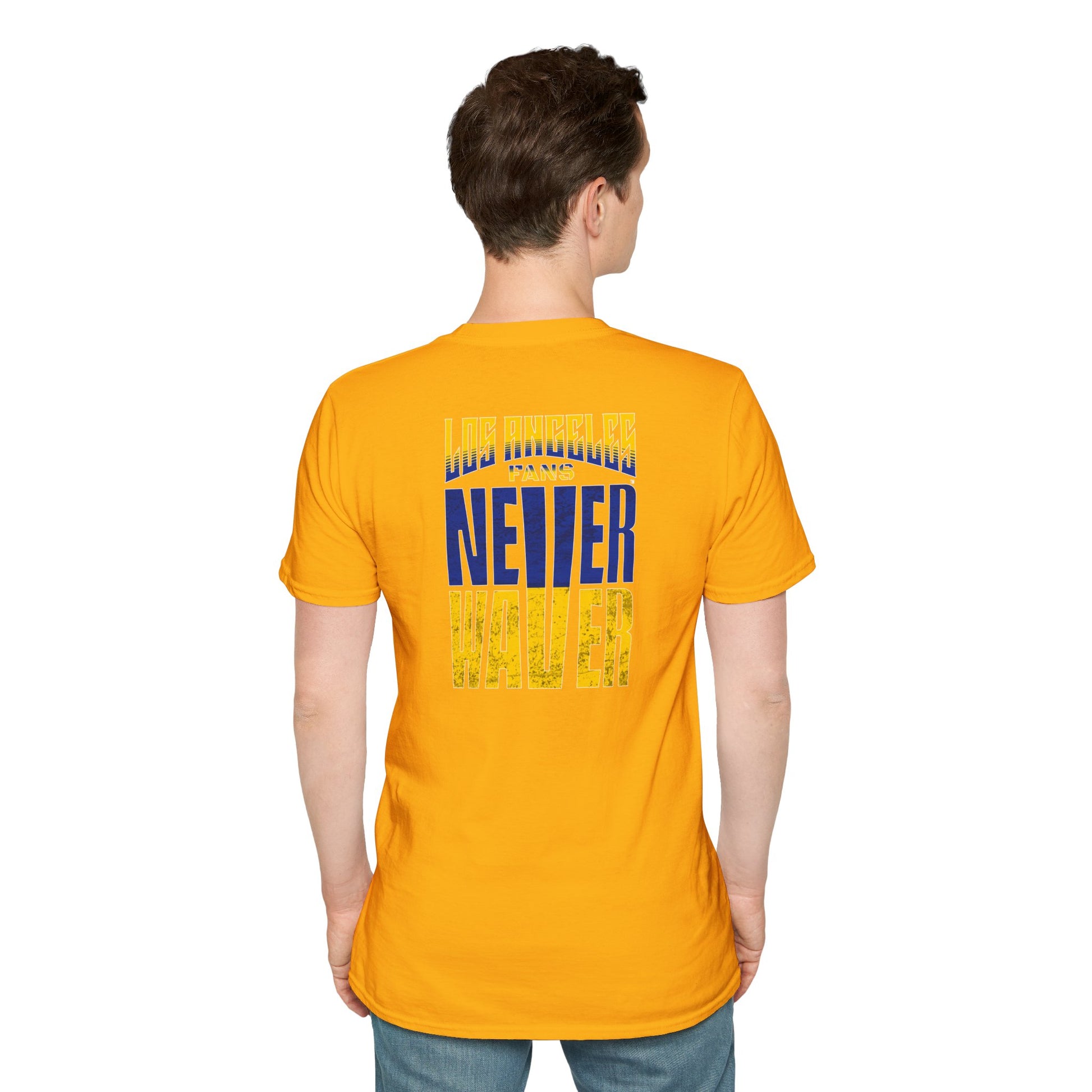 Los Angeles Fans Never Waver Unisex Softstyle T-Shirt - Never Waver