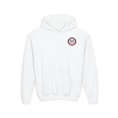 Youth Golf Hoodie - "Keep Calm Never Waver and Golf On" Sweatshirt for Young Golfers - Never Waver