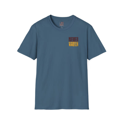 Washington Fans Never Waver Unisex Softstyle T-Shirt - Never Waver