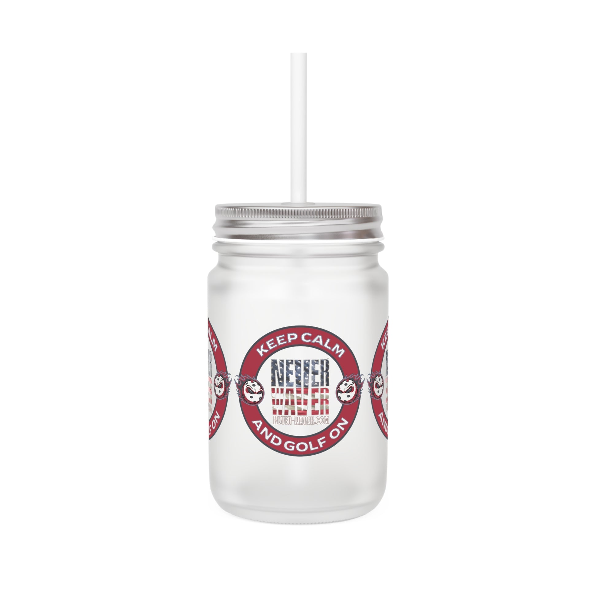 Never Waver Golf Mason Jar Cup - Perfect for Golf Lovers! - Never Waver