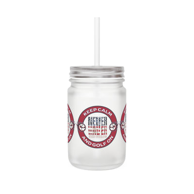 Never Waver Golf Mason Jar Cup - Perfect for Golf Lovers! - Never Waver