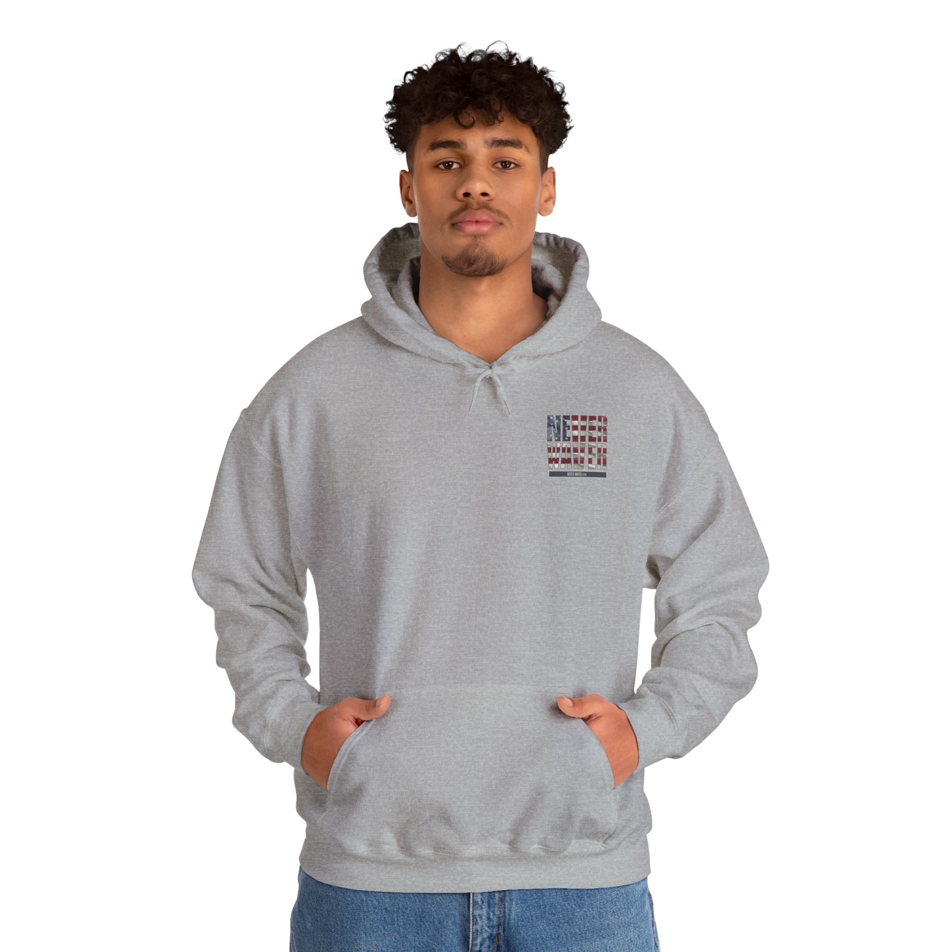 Never Waver Earn It Hooded Sweatshirt - Unisex Heavy Blend™ - Never Waver