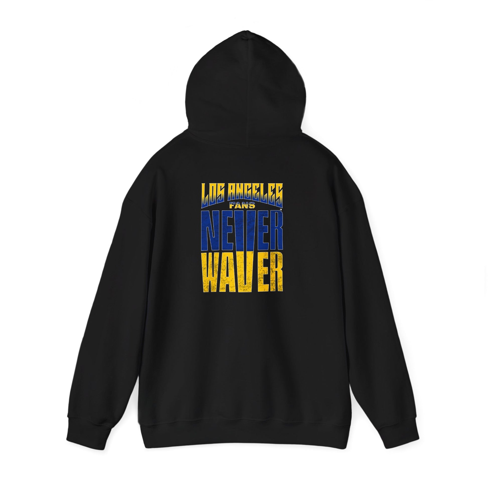 Inspired Unisex Heavy Blend™ Hooded Sweatshirt -Los Angeles Fans NEVER WAVER Graphic - Never Waver
