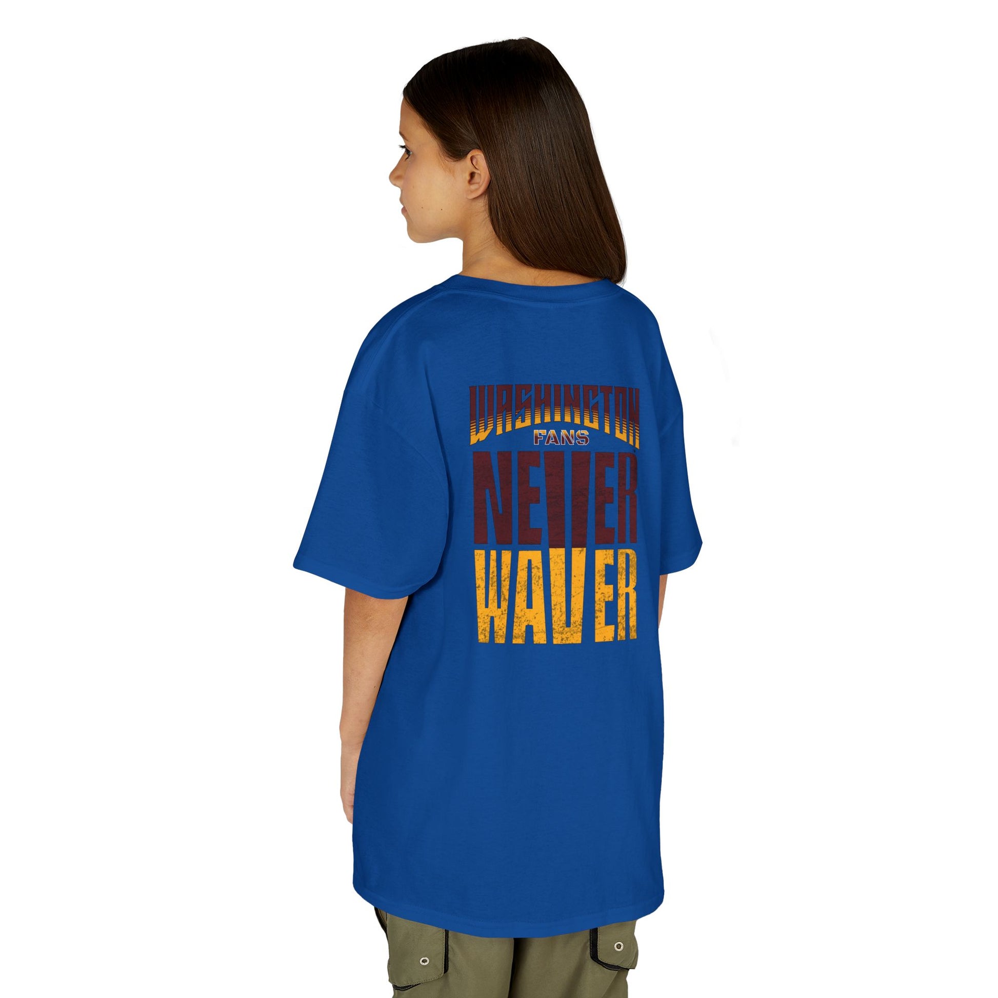 Washington Fans Never Waver Kids Heavy Cotton™ Tee - Never Waver