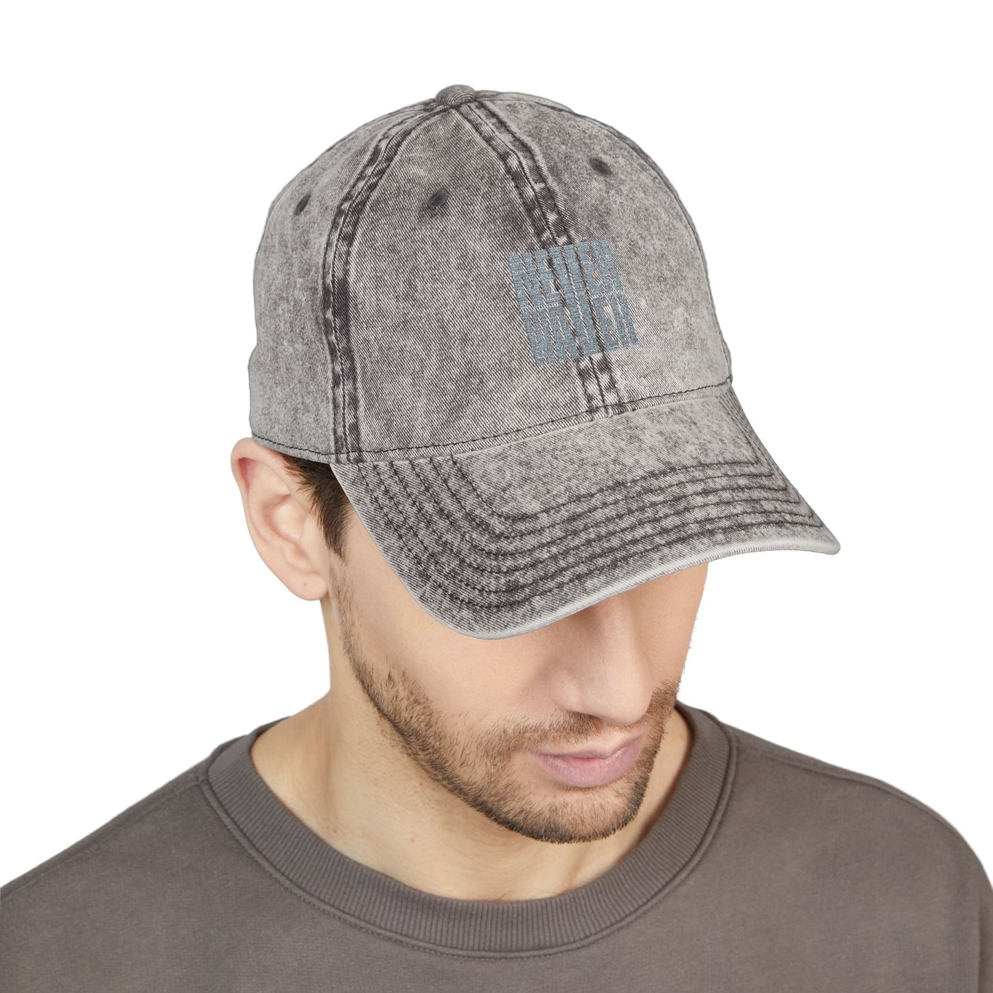 Vintage Embroidered Cap - 'Never Waver' Hat for Trendsetters
