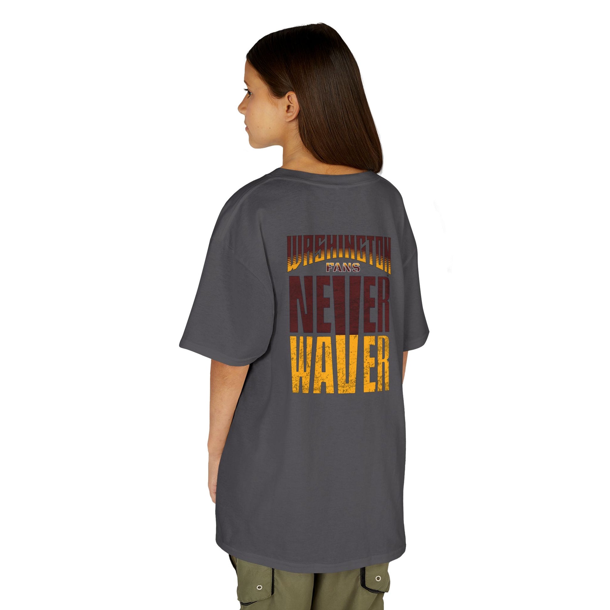 Washington Fans Never Waver Kids Heavy Cotton™ Tee - Never Waver
