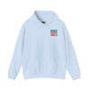 Unisex Heavy Blend™ Hooded Sweatshirt -Miami Fans  NEVER WAVER w Leopard Football | Cozy Streetwear for Every Day - Never Waver